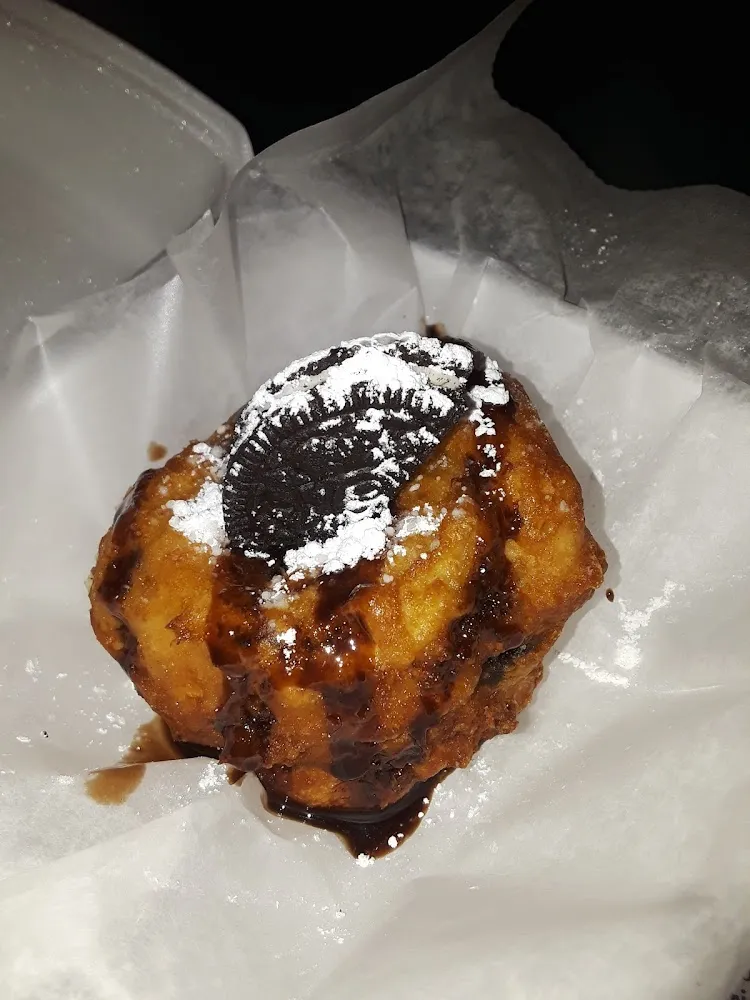 Fresh Donut w Oreo Cookie Pictured