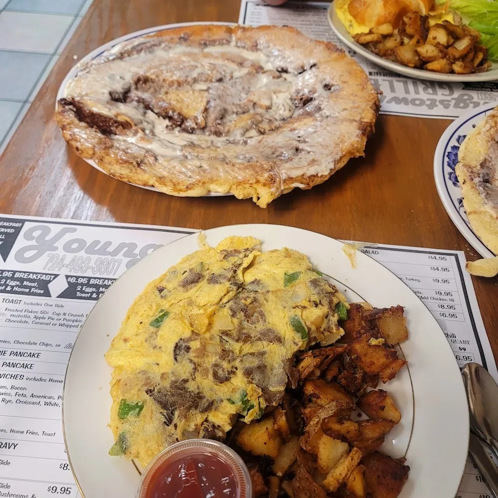 Philadelphia Cheesesteak Omelette